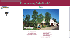 Desktop Screenshot of ferienwohnung-alteschule.de